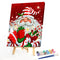 Paint By Numbers Kit DIY Gift Santa Claus Colouring Oil Art Picture Craft