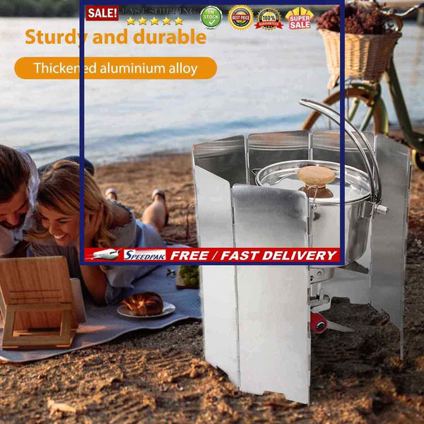 8 Plates Cooking Wind Shield Camping Equipment 8p Windshield Outdoor Access