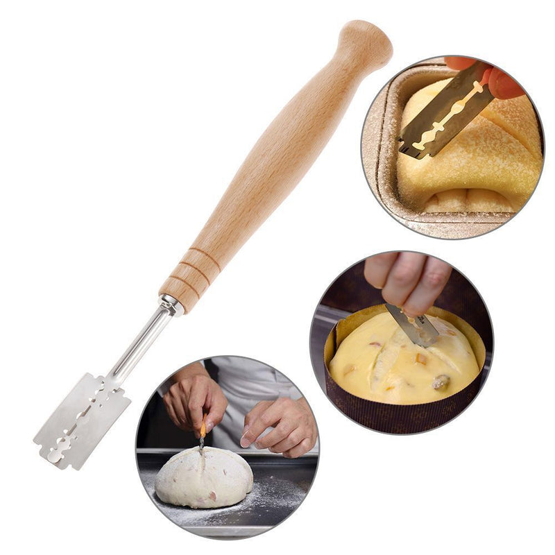 Bread Lame Cutter French Bread Scorer Dough Scoring Tools with Leather Bag