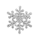2022 Christmas Wedding Crystal Snowflake Brooch Pin Costume Jewellery Gifts~