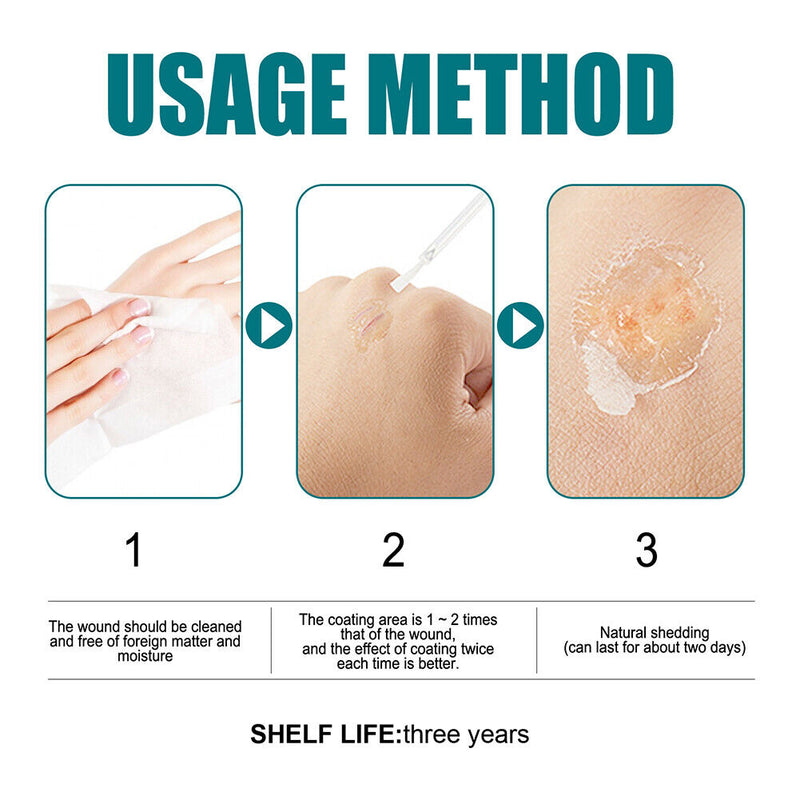 Liquid Dressing Transparent Waterproof Bandage Wound Healing Gel Liquid Band-aid