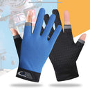 Fishing Gloves Anti-Brief 2 Cut Finger Breathable Sport Cycling Equipment Unisex