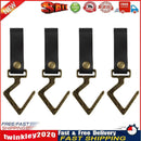 Camping Leather S Type Hook Clothes Storage Rack Kitchenware Hanging Tools Newly