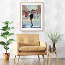 Painting By Numbers DIY Umbrella Girl Canvas Oil Wall Art Picture Ornaments Kit