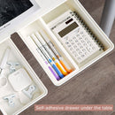 Self-Adhesive Under Desk Drawer School Pencil Tray Pen Holder Organizer Set