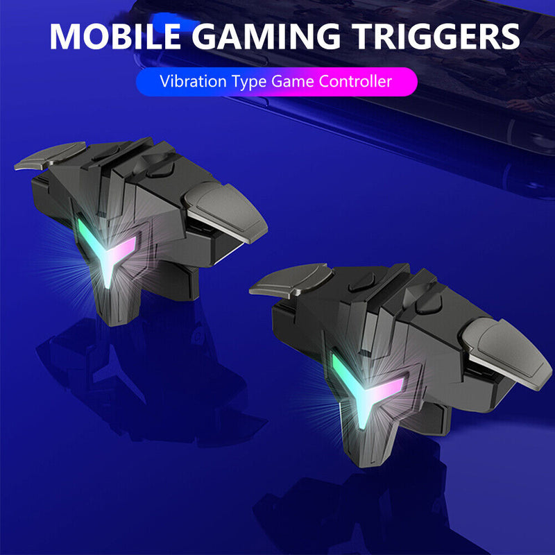 #A 4 Finger Game Controller Shooting Trigger Joystick Buttons for PUBG Mobile