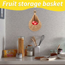 Hanging Basket Wall Planters Jute Teardrop Pot Holder for Fruits (20x19cm) Newly