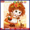 Little Girl 40x50cm Oil Paint By Numbers Picture DIY Painting