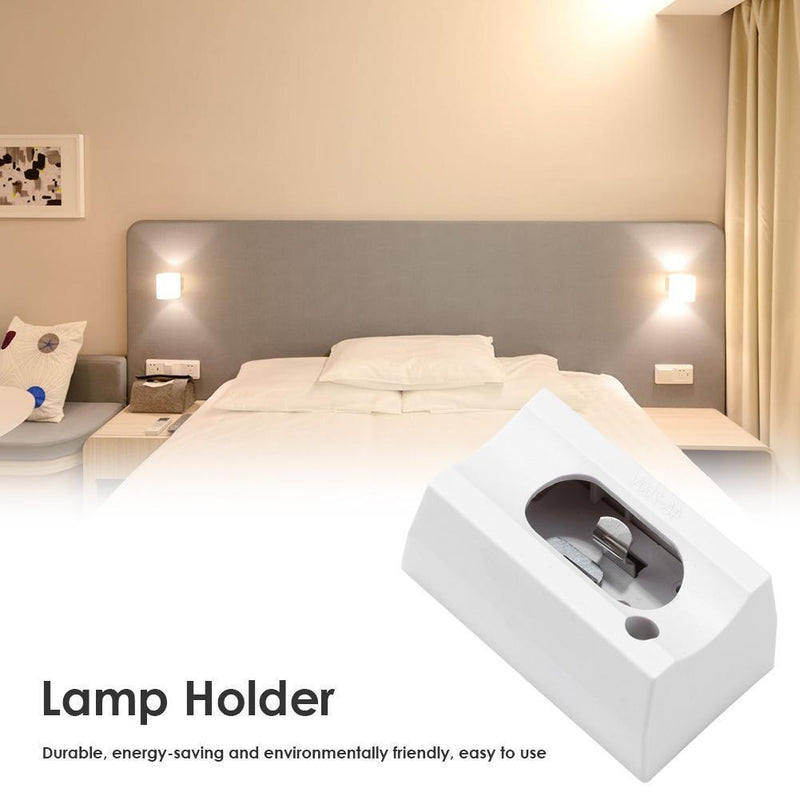 Starnearby S14S / S14D Lamp Socket AC85-250V Mirror Wall Light Base/plinth