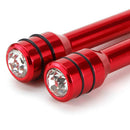 Bling Car Door Lock Knob Aluminum Door Lock Knob Pull Pin 2 Pack (Red) Newly