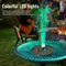 Solar Fountain Powered Bird Bath Floating Water Pump 2022 Pond Home Garden R0F5