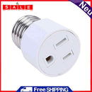 E27 to Regular US Plug Light Fixture Bulb Base Polarized Lamp Socket Adapter