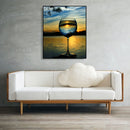 Painting By Numbers Kit DIY Glass Scenery Hand Painted Canvas Oil Art Picture