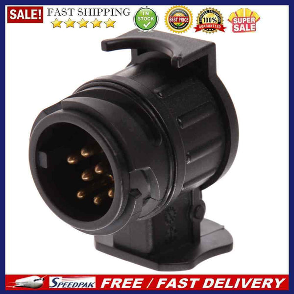 12V 13 To 7 Pin Plug Adapter Electrical Converter Truck Trailer Connector