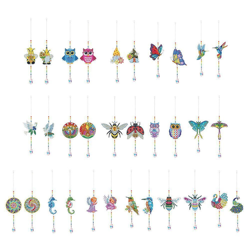 Crystal Light Catcher Diamond Painting Mandala Hanging Decor (GSKY2011)
