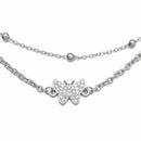 Heart Women Adjustable Chain Foot Anklet Summer Jewelry Beach Double Layer