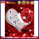 5D Kit Rhinestone Picture DIY Love Flower Full Round Drill Diamond Painting Gift