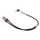 3.5MM  L Splitter Audio Stereo Extension Earphone Headphone Cable