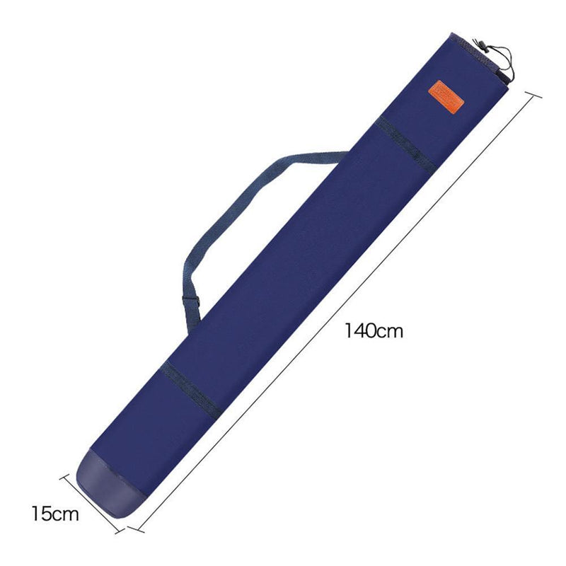 Multifunctional Fishing Rod Bag Portable Fishing Bag (1.4m Dark Blue)