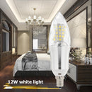 E12 5W/7W/12W LED Bulb SMD2835 AC85-265V Corn Bulb Candle Lamp Home Decoration