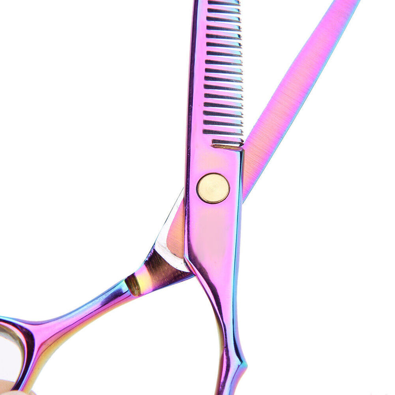 Stainless Steel Colorful Hairdressing Scissor Barber Hair Thinning Shears