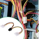 3pcs Show Card Power Line 4pin to 6pin Special Purpose Line for
