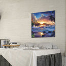 Sea Wave Diamond Painting 5D DIY Drill Point Picture Rhinestone Kit (B2272)