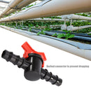 1pc 16mm Hose Garden Irrigation Water Valve Barbed Waterstop Connector