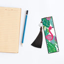 2pcs DIY Diamond Painting Leather Bookmark Flamingo Tassel Crafts (FQY031) Newly