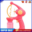 ABS Bubble Gun  Recycling Bubble (Red)+Liquid Bubble Water*5pcs