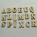 DIY Decoration Tile Alphabet Unfinished Wooden Letters Wood Sign Cutting Discs