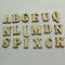 DIY Decoration Tile Alphabet Unfinished Wooden Letters Wood Sign Cutting Discs