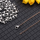 Steel Jewelry Making 9/10MM Necklace Bracelet Buckle Lobster Clasps Hooks