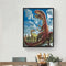 DIY Digital Oil Painting Kit Coded Hand Painted Picture Dinosaur Acrylic Paint