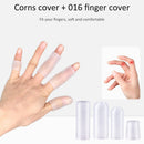 2pcs/Set Anti-Skid Finger Sleeves Cover Cap Finger Toe Corn Protector (D) Newly