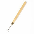 DIY Kit Wooden Handle Wig Crochet Hook Knitting Needle Weaving Braids Tools