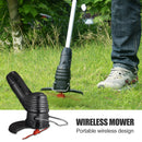 Electric Lawn Mower 2000mAh Li-ion Cordless Grass Trimmer Garden Pruning