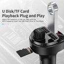 Car Bluetooth-compatible 4.2 FM Transmitter MP3 Player 3.4A Dual USB Charge