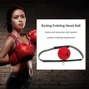 3x Boxing Punch Speed Hard Ball for Training Reaction w/Sweatband (Red) Newly