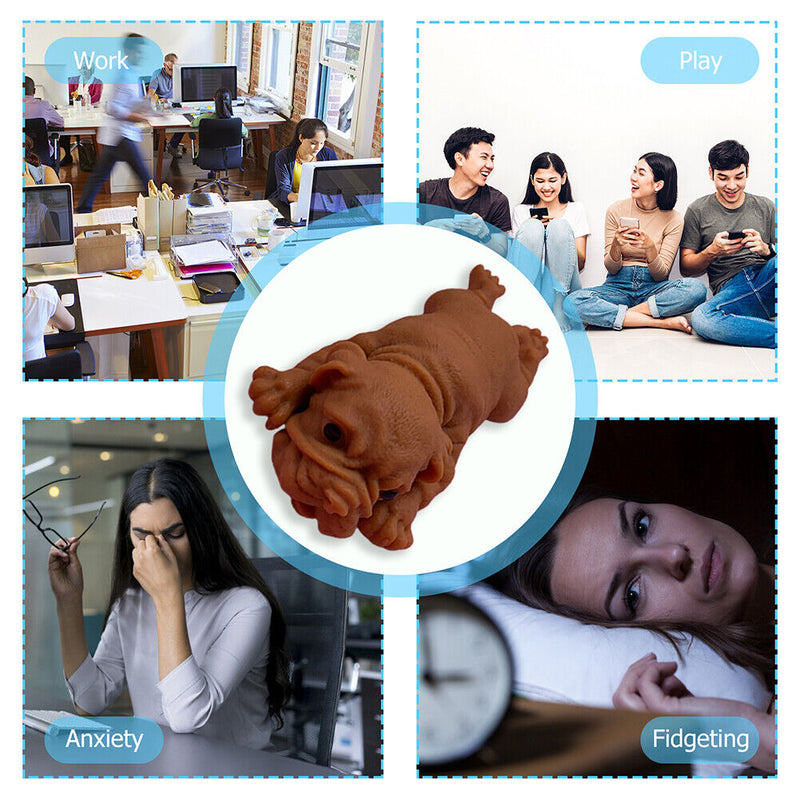 Soft Simulation Dogs Puzzle Stress Reliever Small Ball Dog Child Holiday Gift