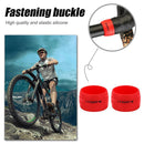 2pcs Bike Handlebar Tape Ring Anti-Skid Bicycle Handle Strap Sleeve (Red)