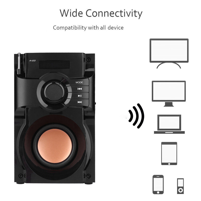 Bass Bluetooth-compatible Speaker 2.1 Stereo Subwoofer Music HiFi Speaker S