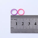 100pcs Orthodontic Rubber Bands Latex Braces Transparent Traction (5/16)