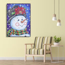 5D DIY Special Shaped Diamond Painting Snowman Cross Stitch Craft Kit Home