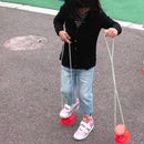 2pcs/set Balance Training Kids Outdoor Thickened Jumping Stilts Toys (Red) Newly