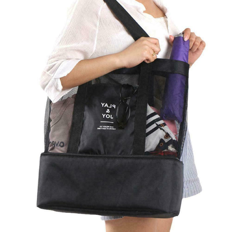 Portable Outdoor Picnic Bags Travel Shoulder Bag Waterproof For Camping V0D0
