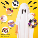 12 Sets Halloween Garland Decoration 12 Garlands 12 Bands 20 Spiders