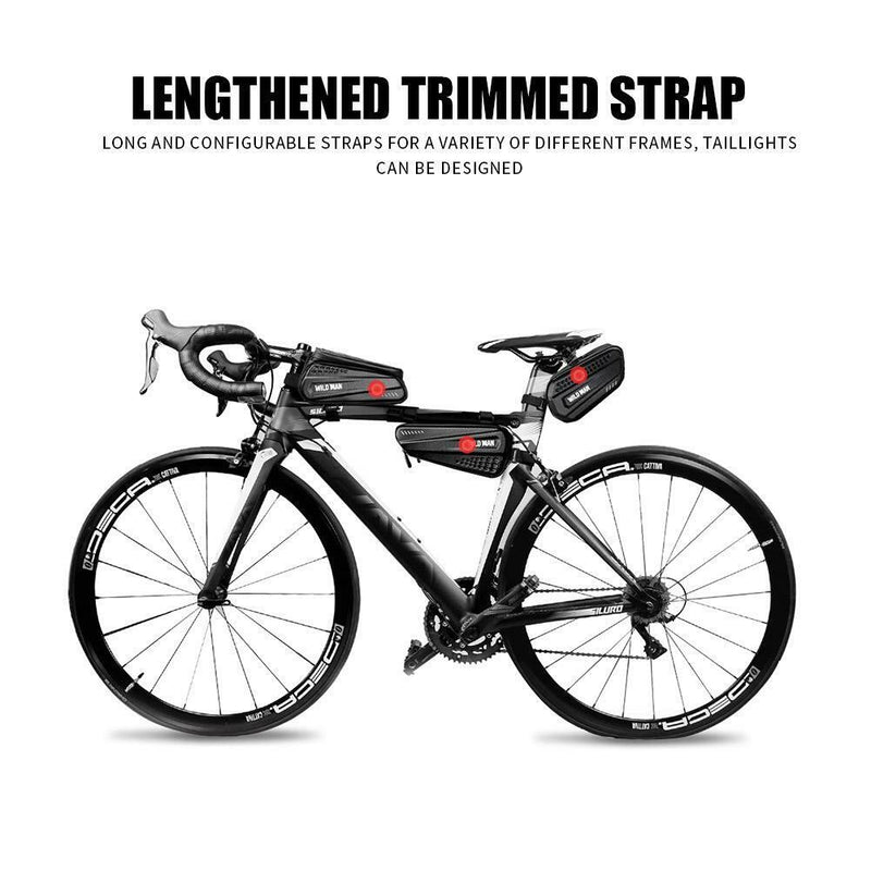 WILD MAN Bicycle Reflective Saddle Rear Bags MTB Bike Under Seat Tail Tool Bag