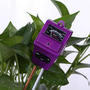 3-in-1 Soil PH Meter Flower Pot Hygrometer Tester Moisture Meter (Purple)