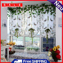 Butterfly Pastoral Tulle Window Screen Roman Curtain Embroidery sch